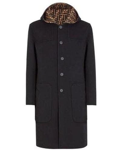 fendi duffle coat|fendi deer print jacket.